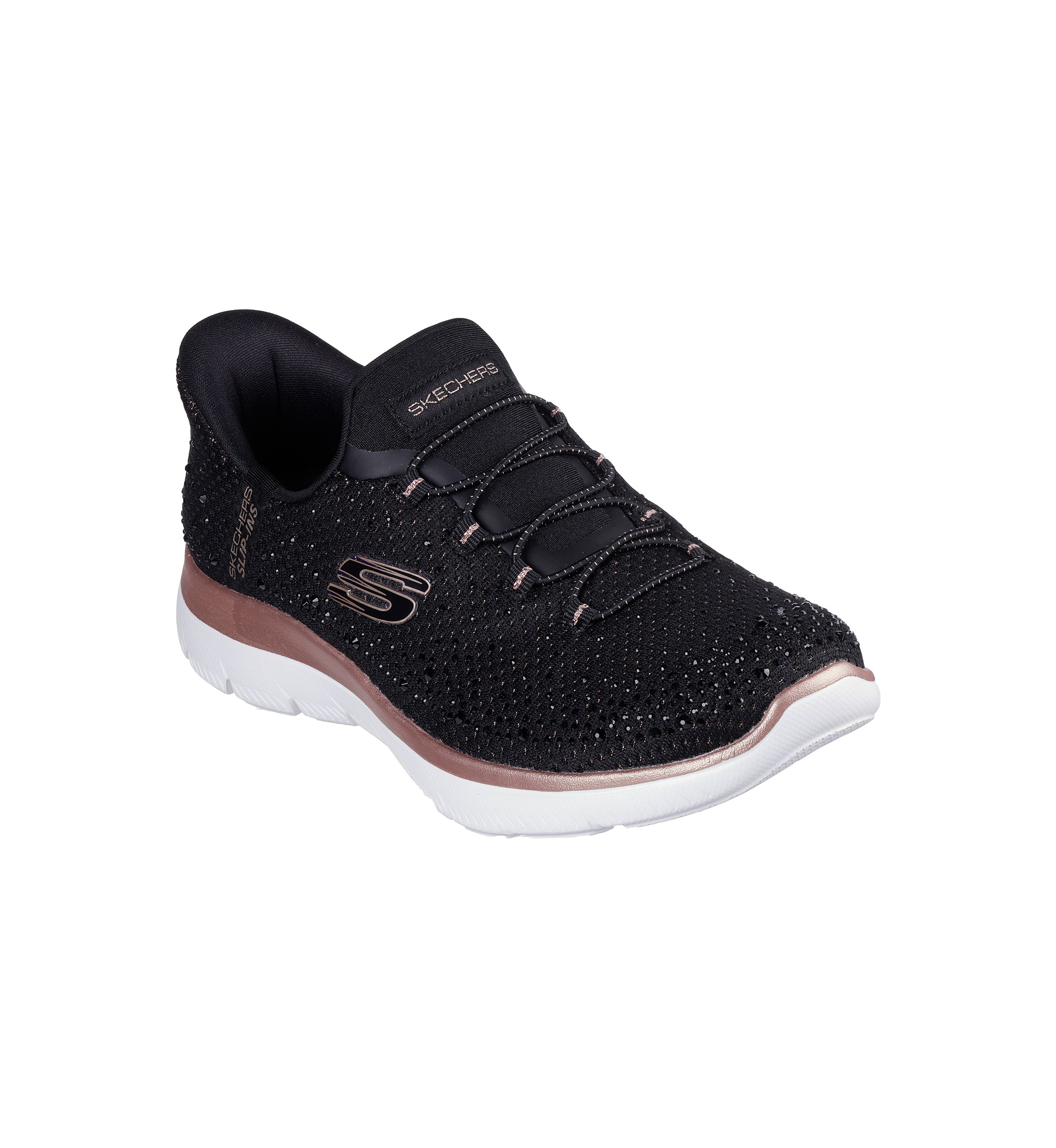 Womens Slip-ins: Summits Brilliant Shine Sneakers