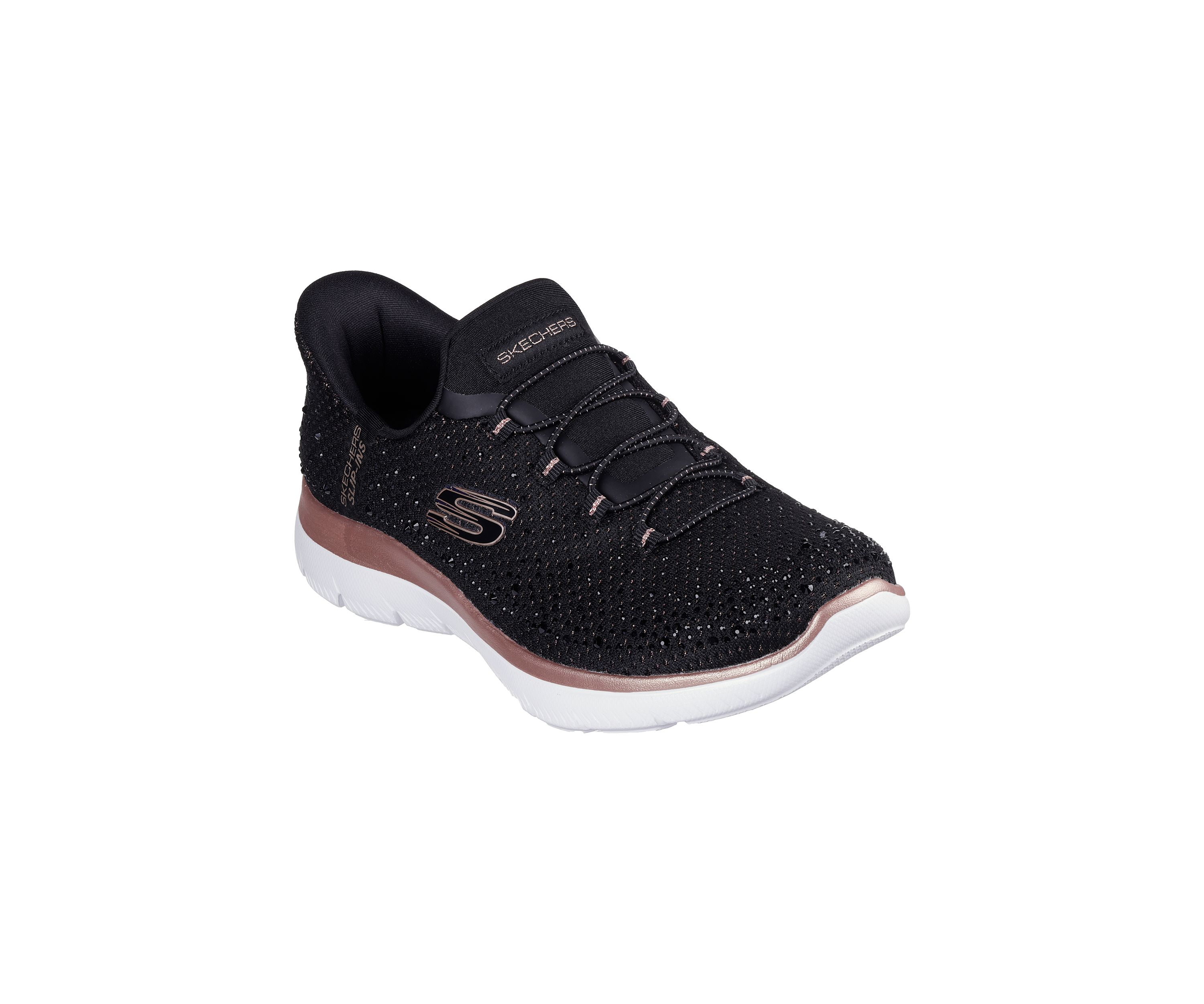 Womens Slip-ins: Summits Brilliant Shine Sneakers