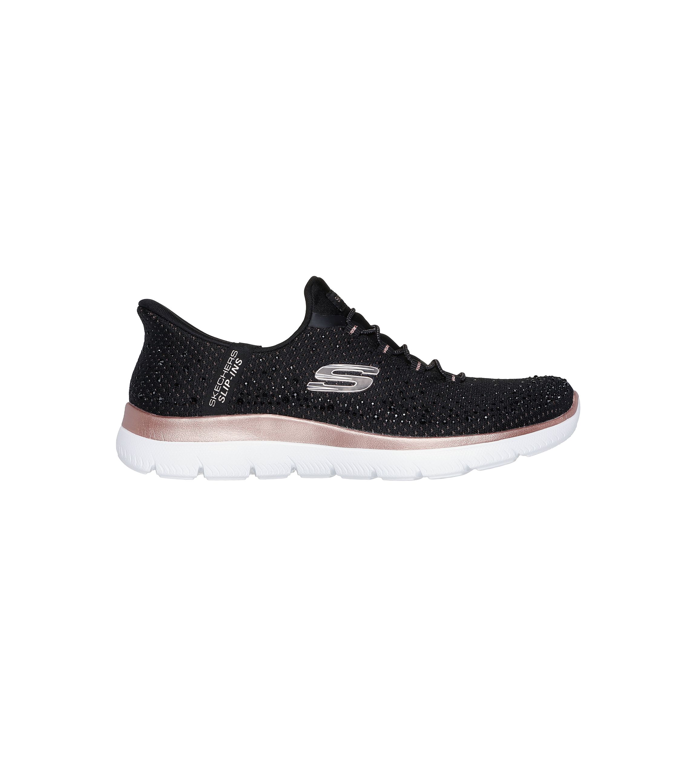 Womens Slip-ins: Summits Brilliant Shine Sneakers