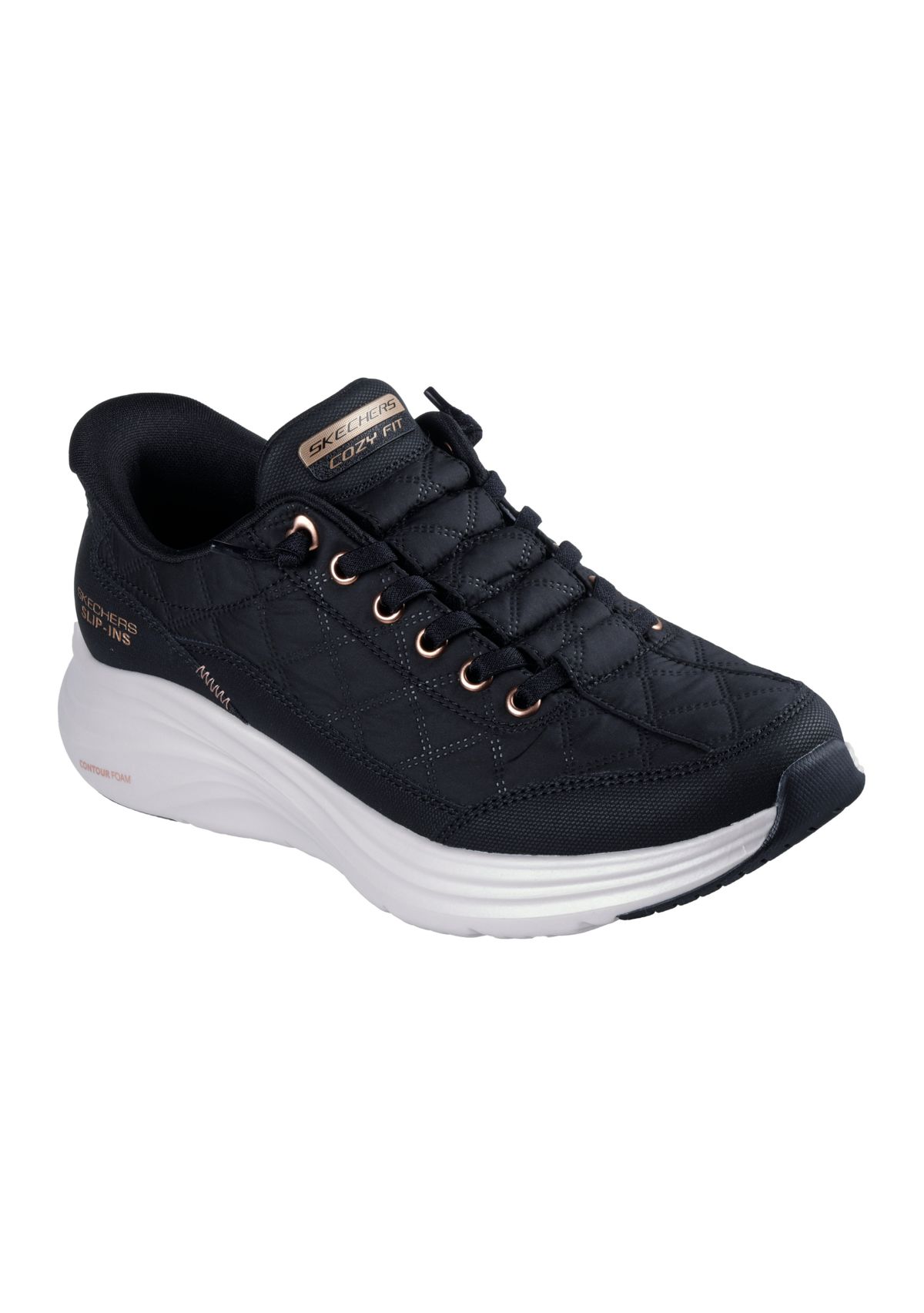 Womens Slip-Ins:  Contour Foam Cozy Fit Sneakers
