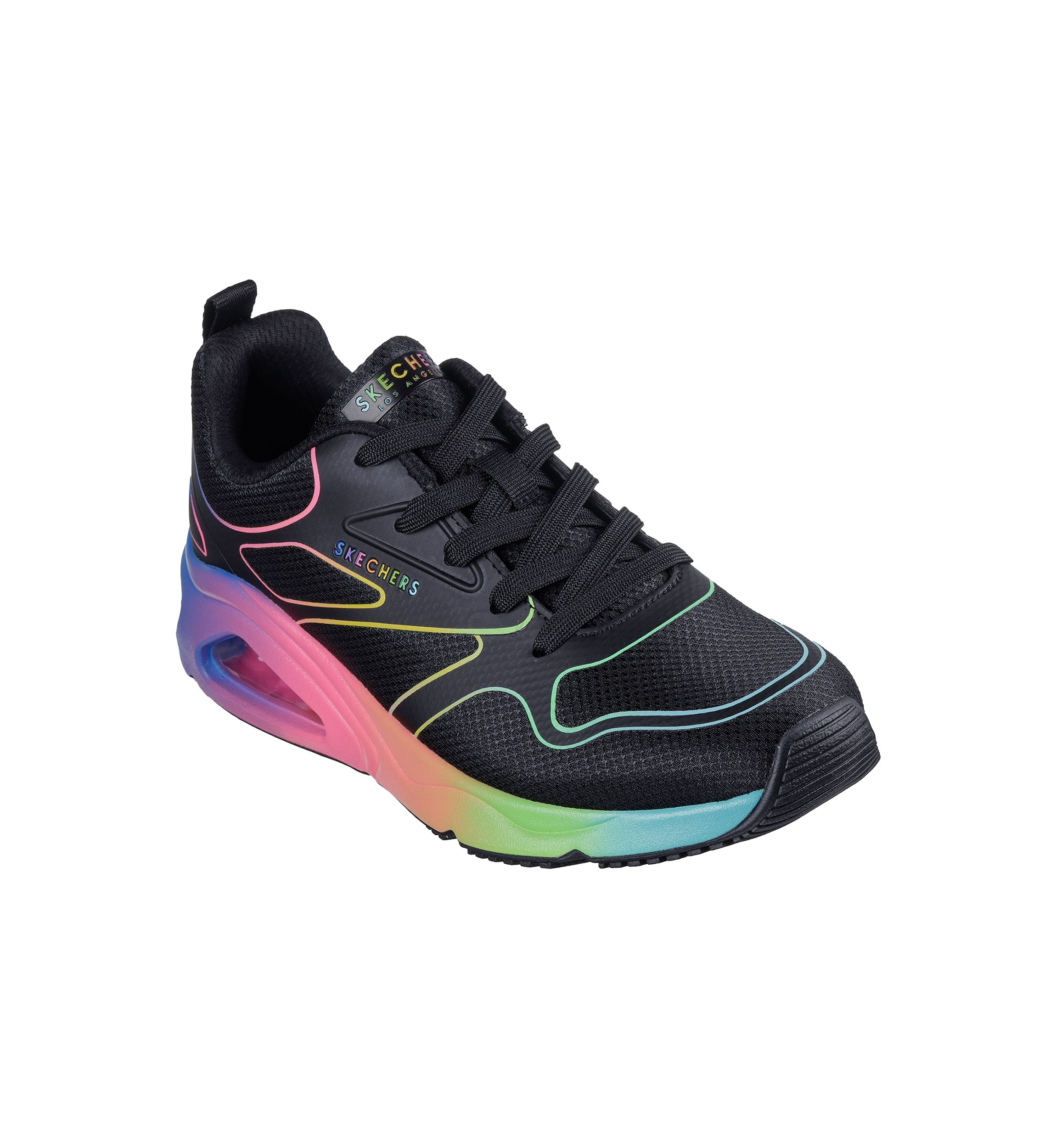 Womens Tres-Air Uno Sneakers - Rainbow Roads