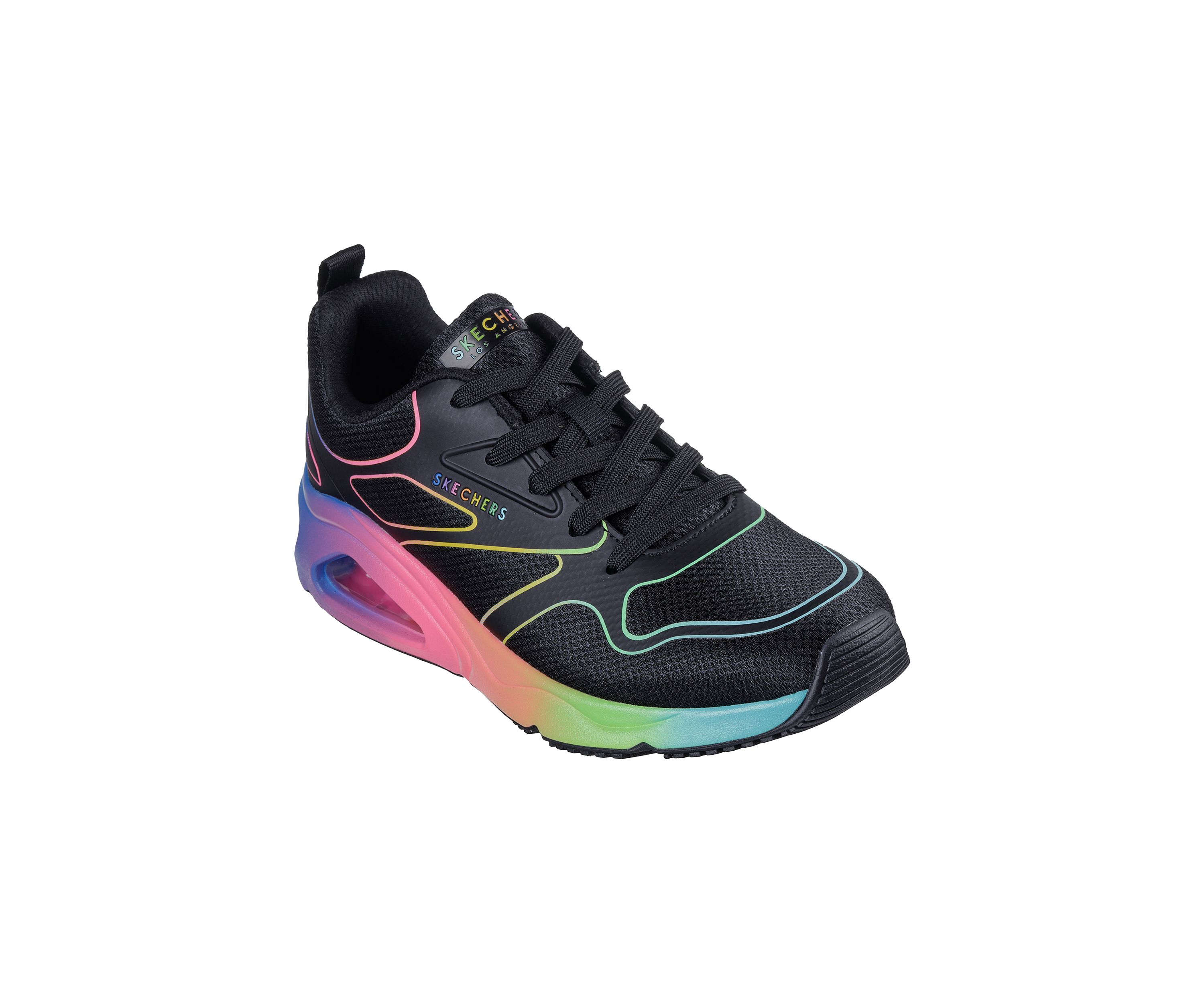 Womens Tres-Air Uno Sneakers - Rainbow Roads