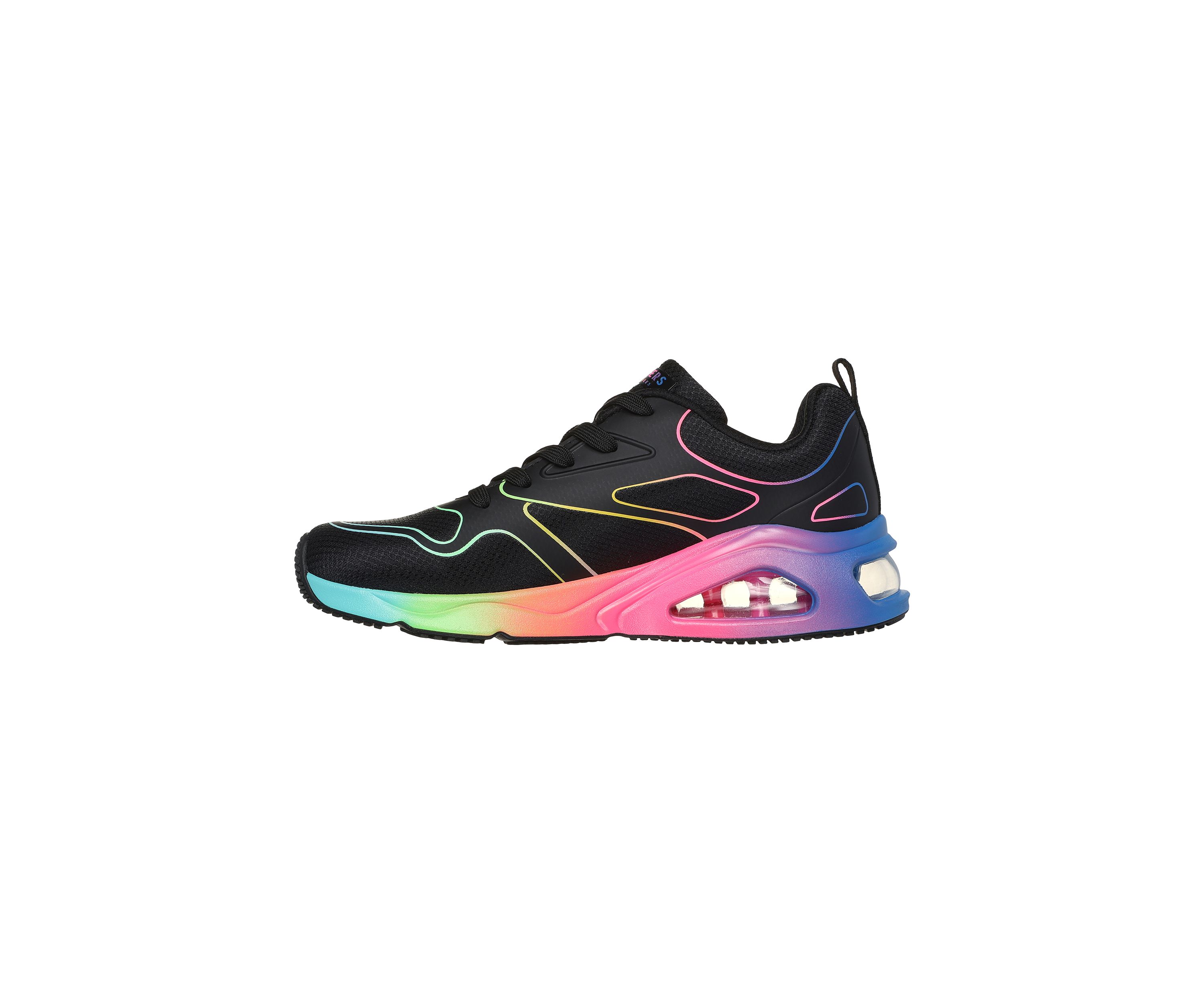 Womens Tres-Air Uno Sneakers - Rainbow Roads