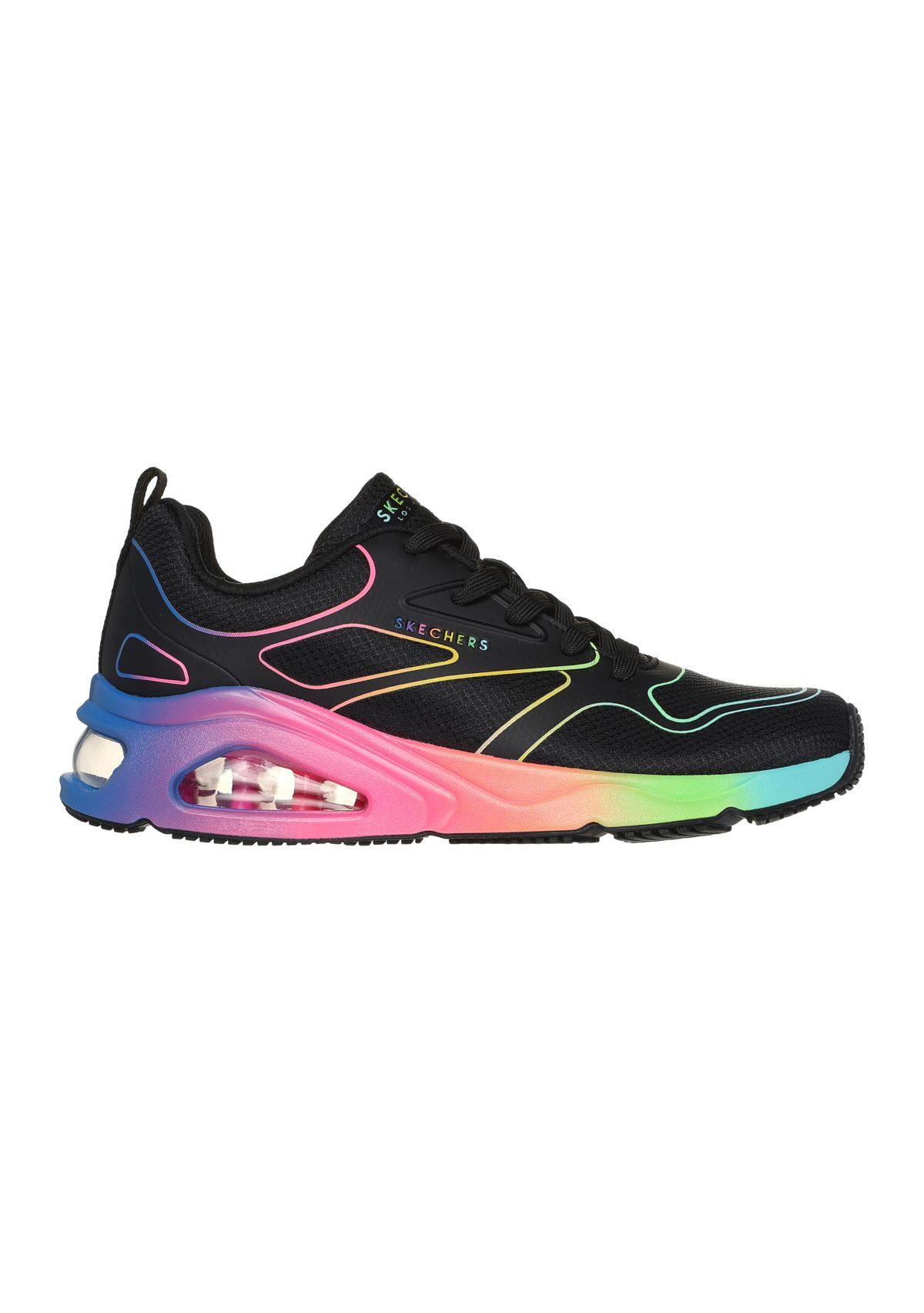 Womens Tres-Air Uno Sneakers - Rainbow Roads