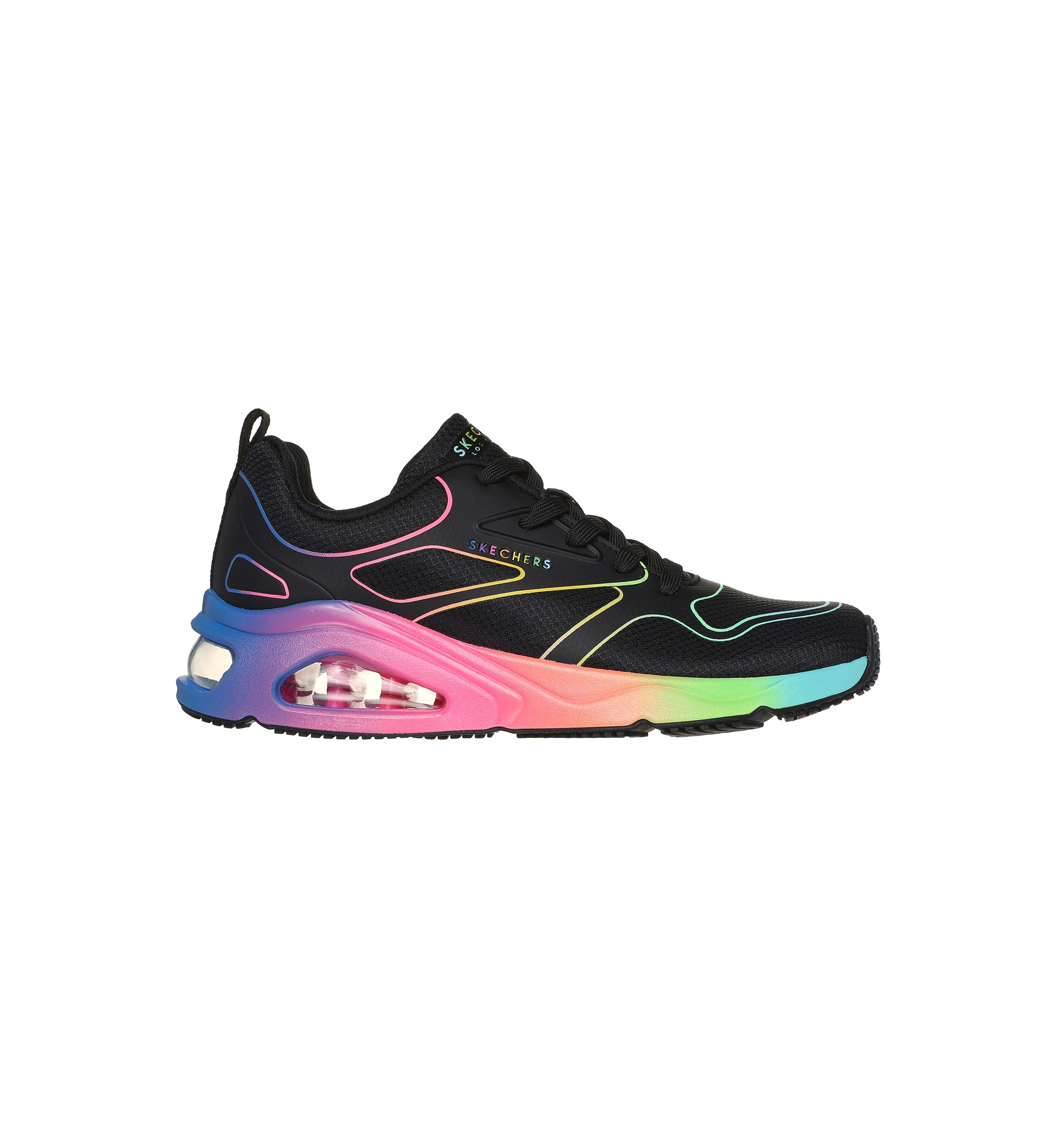 Womens Tres-Air Uno Sneakers - Rainbow Roads