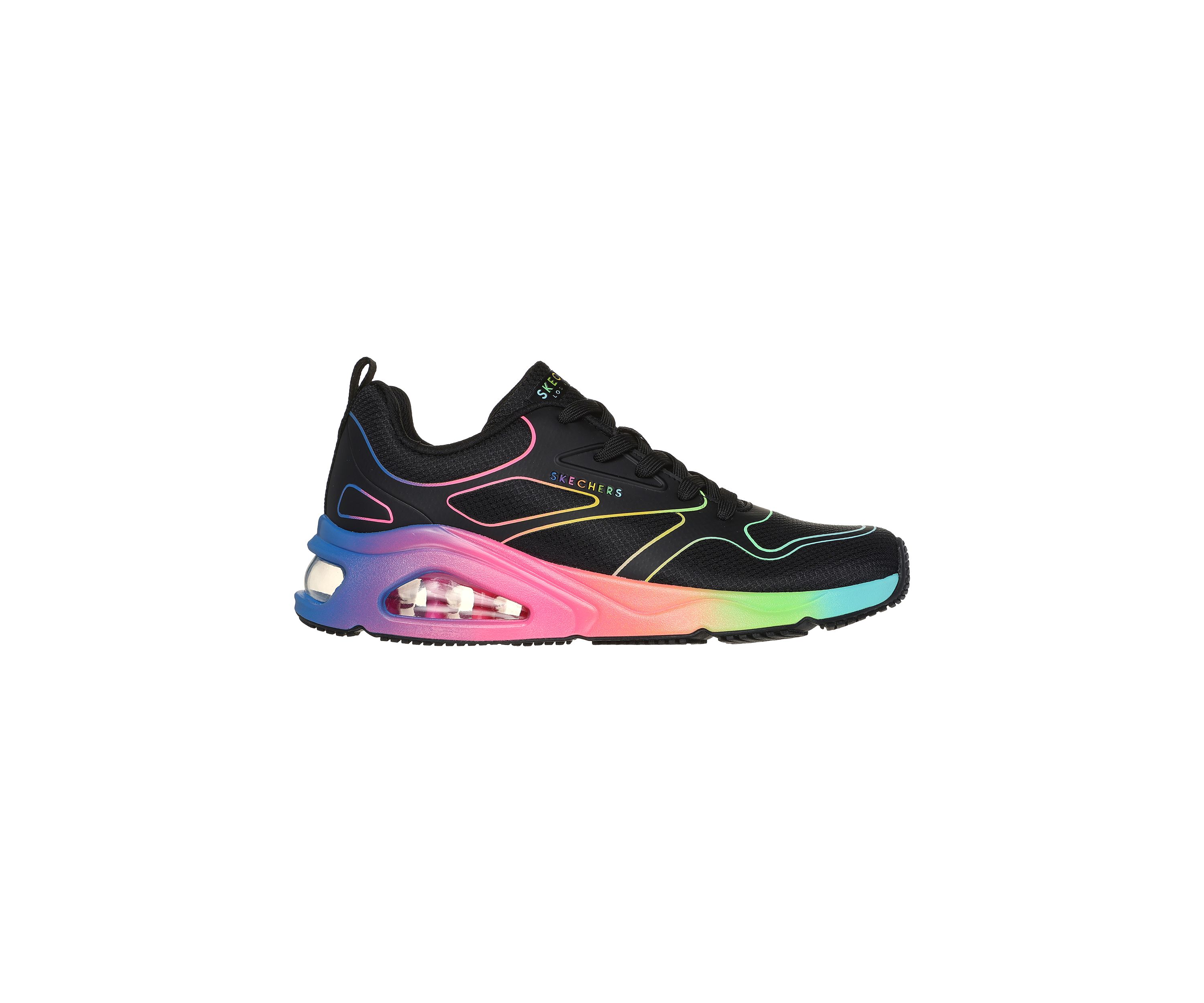 Womens Tres-Air Uno Sneakers - Rainbow Roads