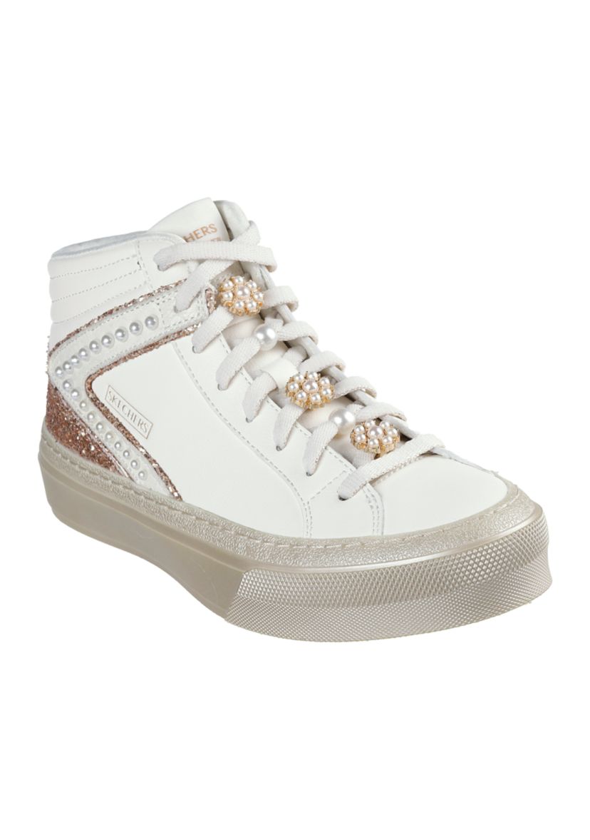 Selene High Top Sneakers - Fine Pearls