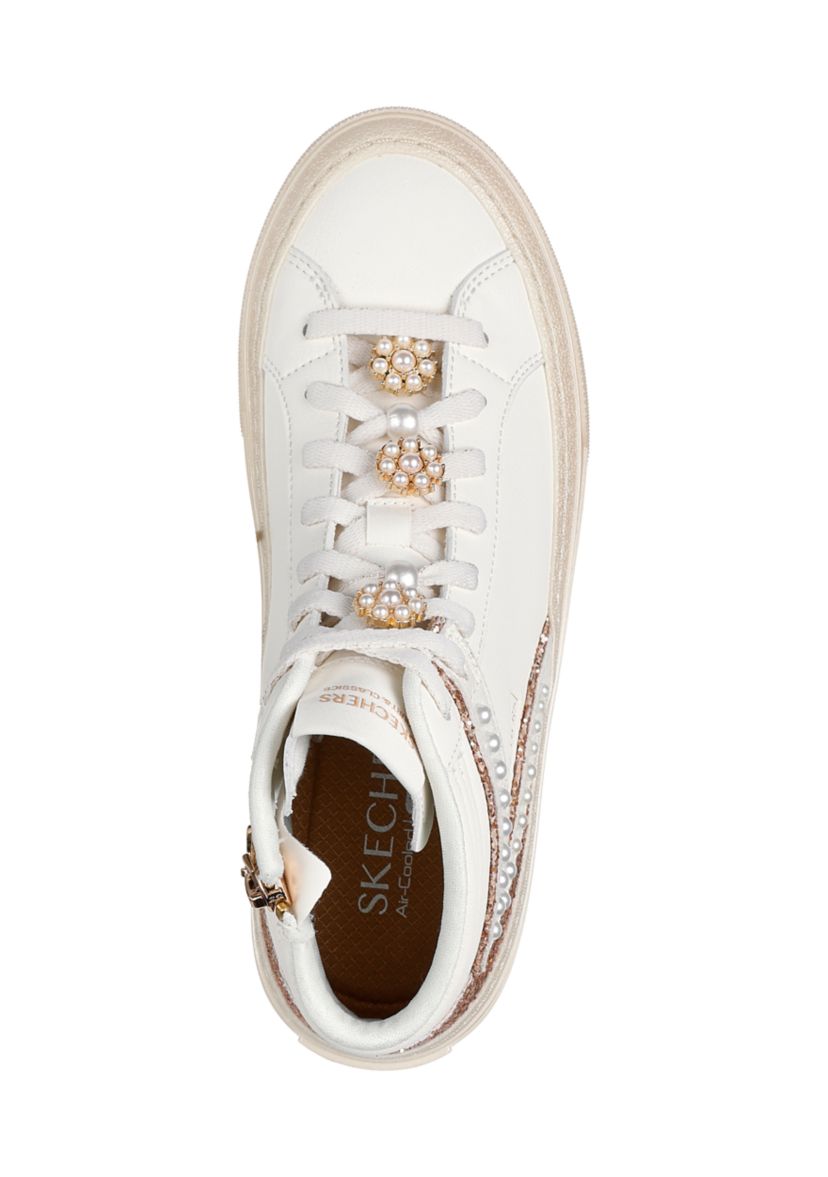 Selene High Top Sneakers - Fine Pearls