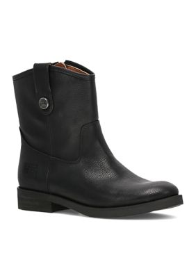 Frye & Co Women's Kellie Button Short Boots, Black, 11M