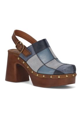 Frye & Co Women's Wylie Patchwork Clogs, 11M