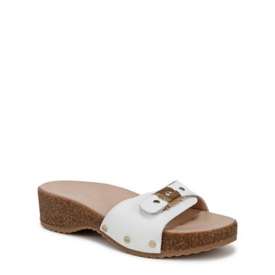 Dr. Scholl's Women's Original Flex Sandal, White, 10M