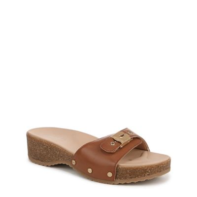 Dr. Scholl's Women's Original Flex Sandal, Brown, 9.5M