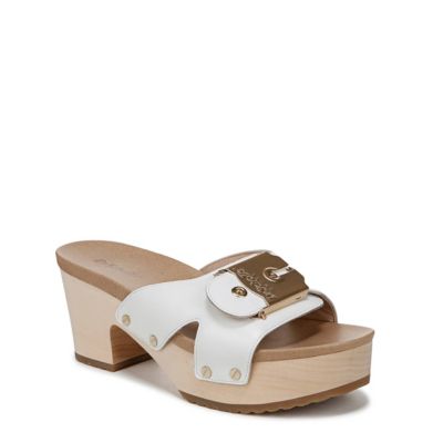 Dr. Scholl's Women's Original Max Sandal, White, 11M