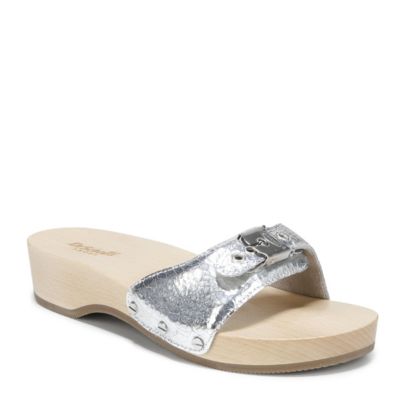 Dr. Scholl's Women's Original Sandal, Silver, 9M
