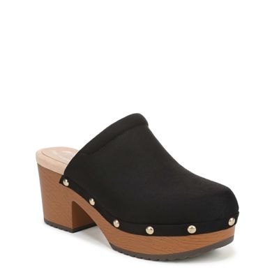 Dr. Scholl's Women's Classic Joy Platform Mule, Black, 8.5M