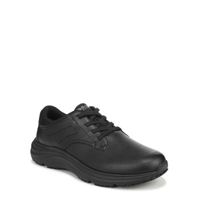 Dr. Scholl's Men's Locked In Slip Resistant Sneaker, Black, 12W