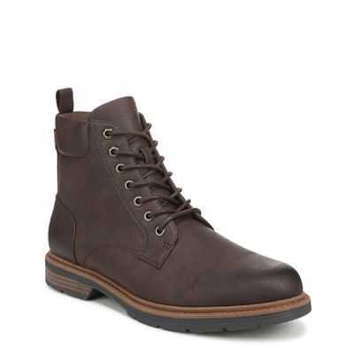 Dr. Scholl's Men's August Lace Up Boot, Dark Brown, 8.5M