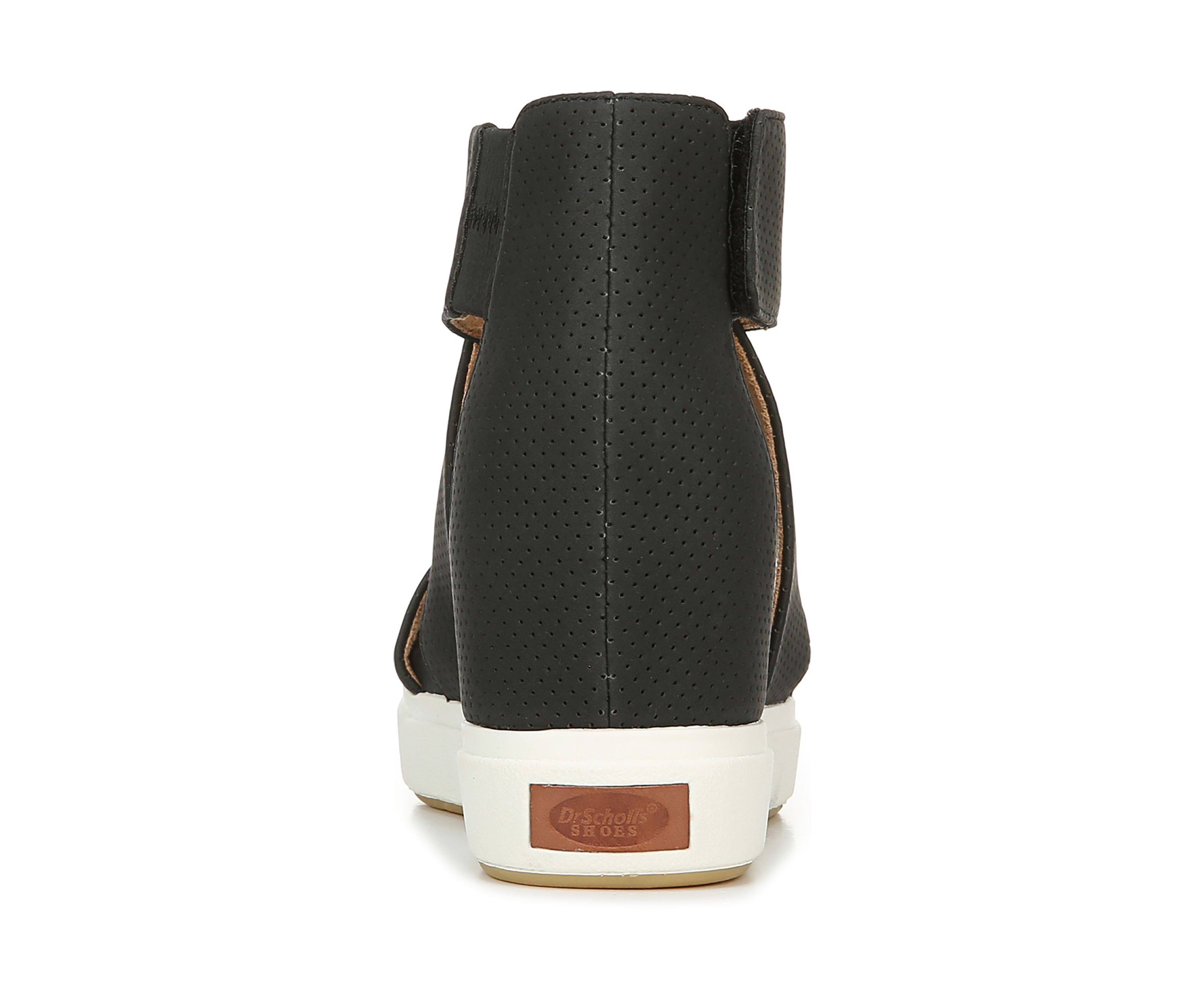 Sheena Strappy Sandals - Black, Smooth Perforated