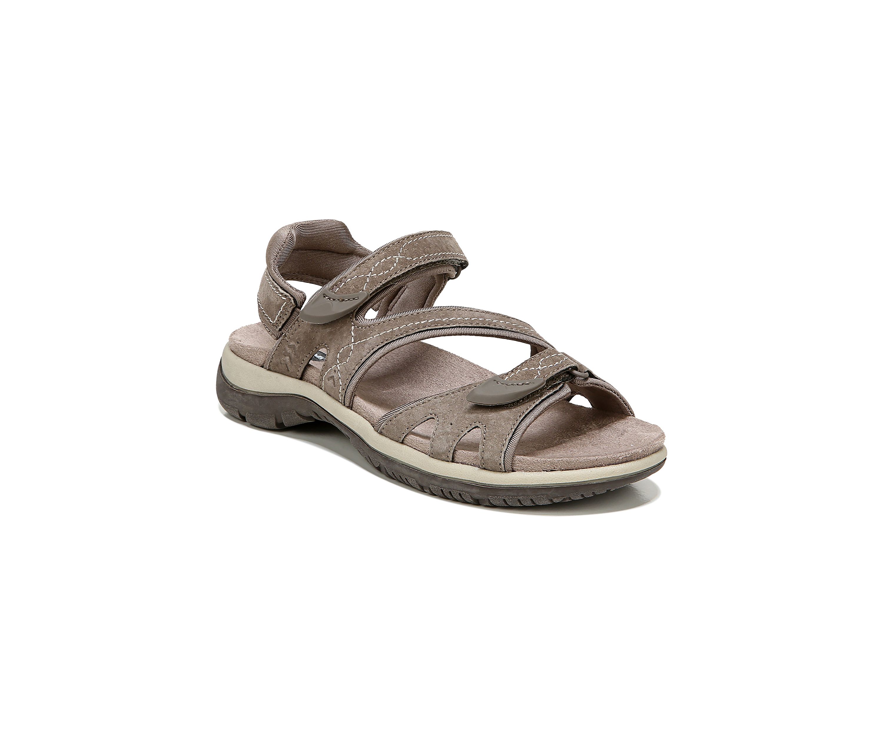 Adelle Ankle Strap Sandals - Taupe