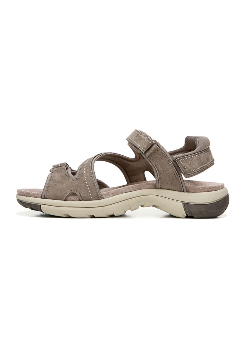 Adelle Ankle Strap Sandals - Taupe