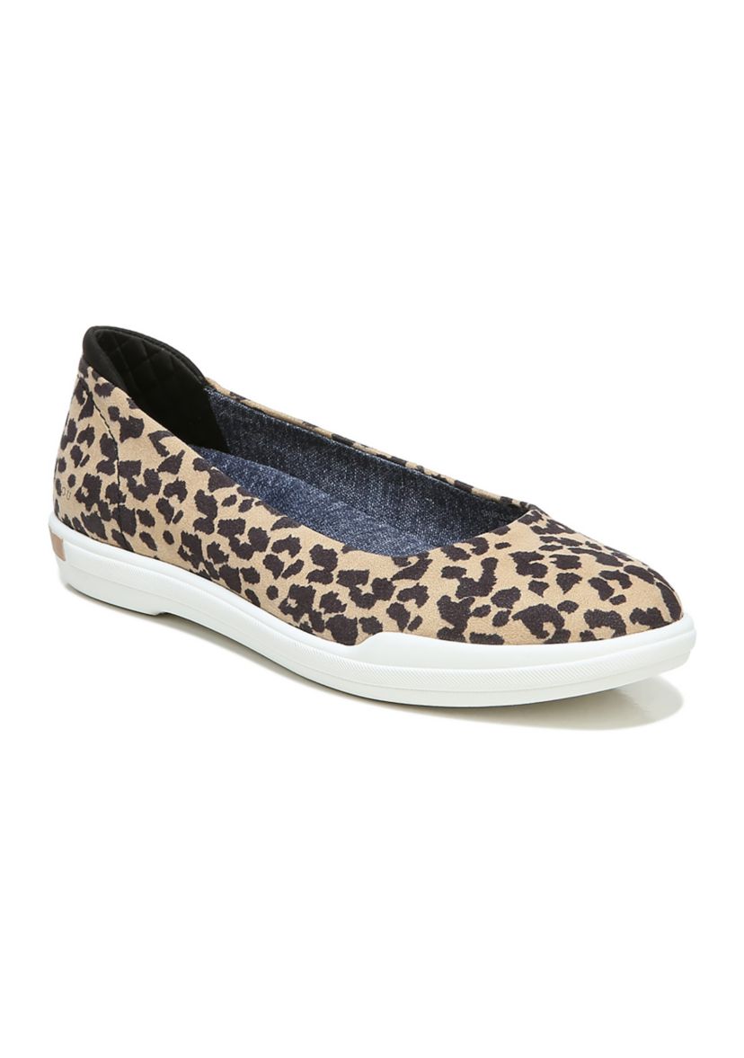Rise Shine Flats - Soft Gray Leopard