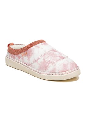 Cozy Vibes Slippers- Pink Tye Dye