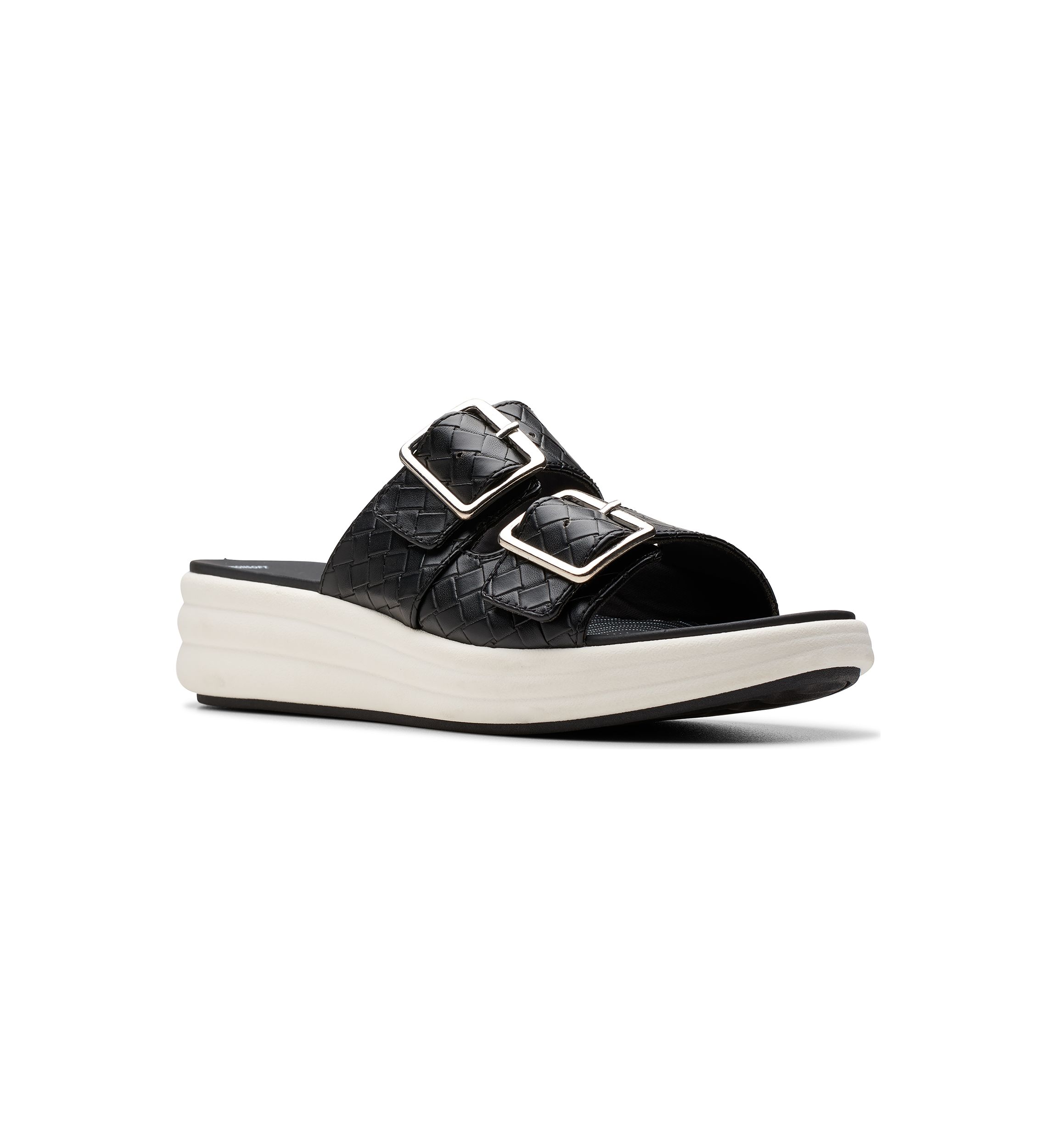 Drift Bckle  Wedge Sandals