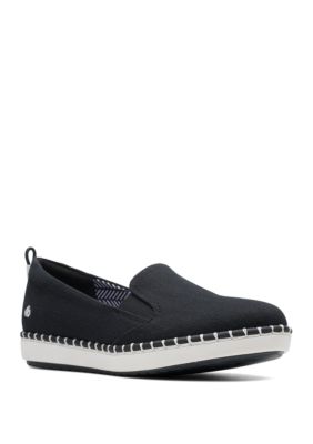 clarks step glow slip on sneakers