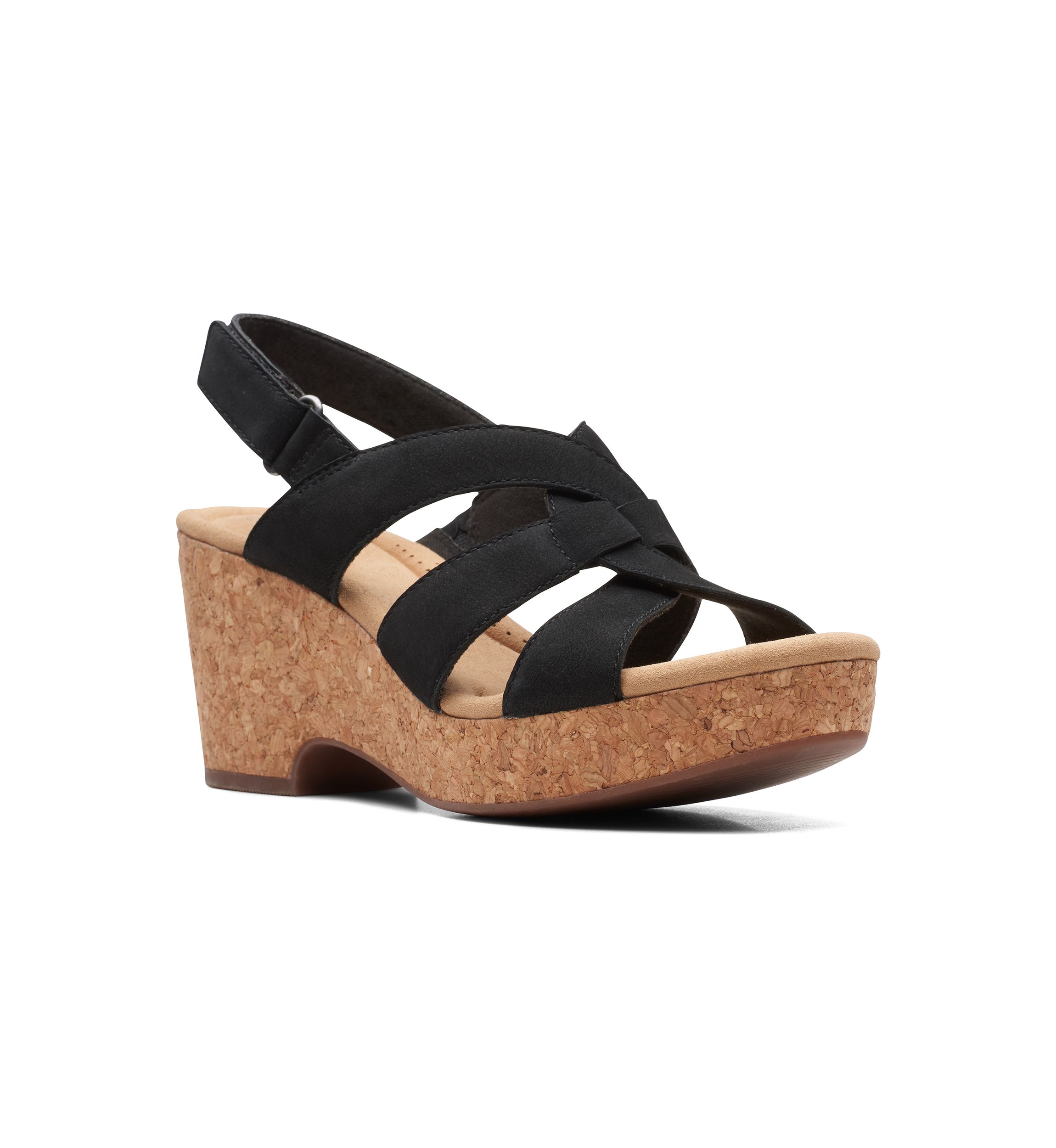 Giselle Beach Sand Nubuck Wedge Sandals