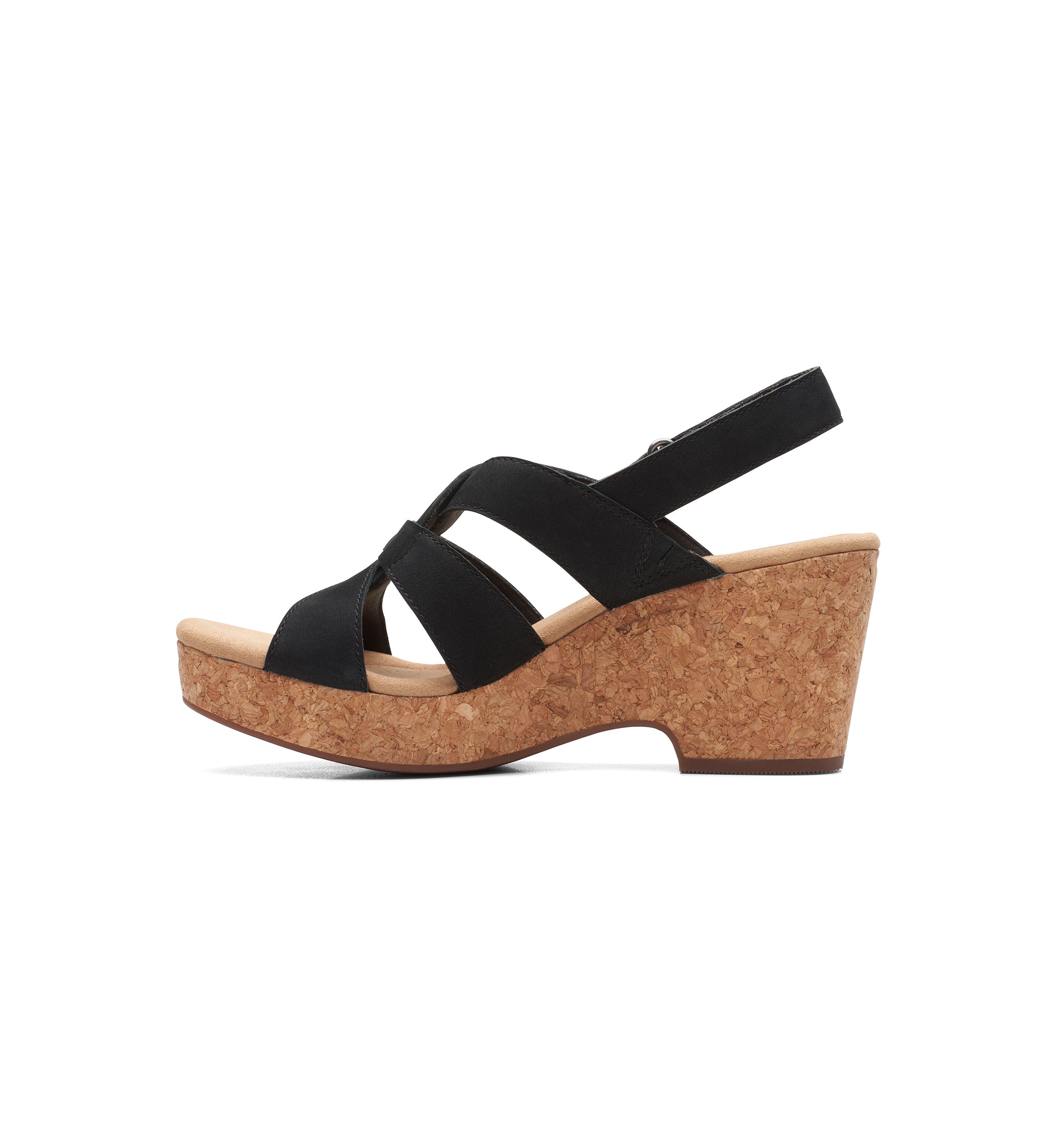 Giselle Beach Sand Nubuck Wedge Sandals