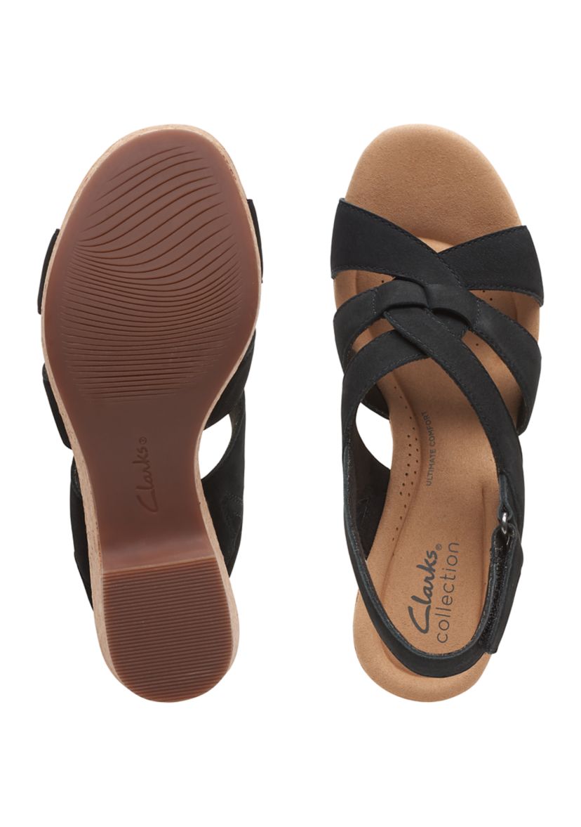Giselle Beach Sand Nubuck Wedge Sandals