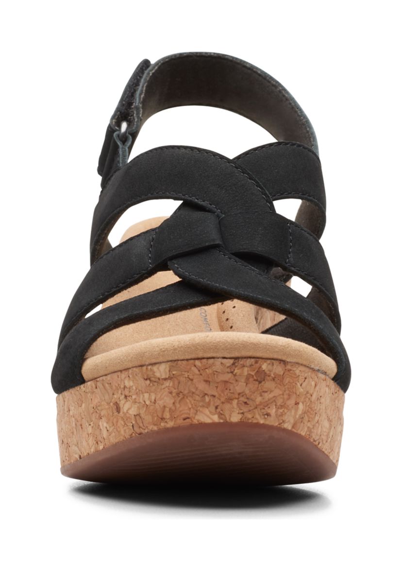 Giselle Beach Sand Nubuck Wedge Sandals