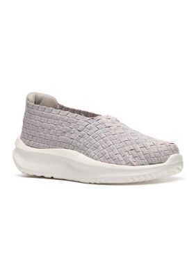 Clarks Women's Solevana Weave Slip-On Sneakers, Grey, 10M