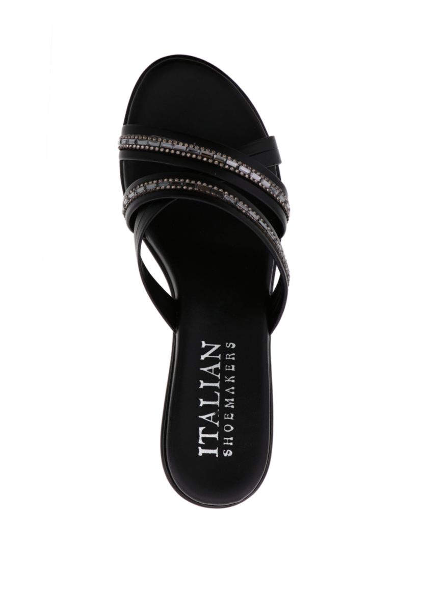 Passion Strappy Slide Wedges