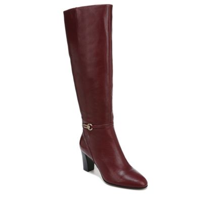 Franco Sarto Women's Palermo Knee High Boot, Red, 9M -  0727687336306