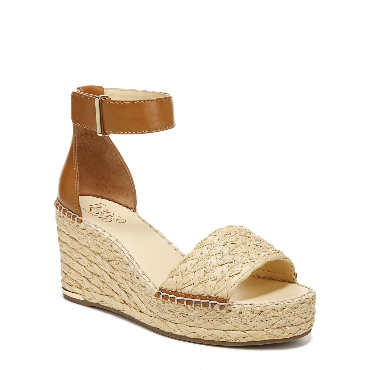 Clemens Raffia Espadrille Wedge Sandal