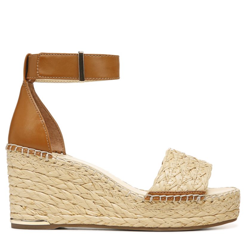 Clemens Raffia Espadrille Wedge Sandal