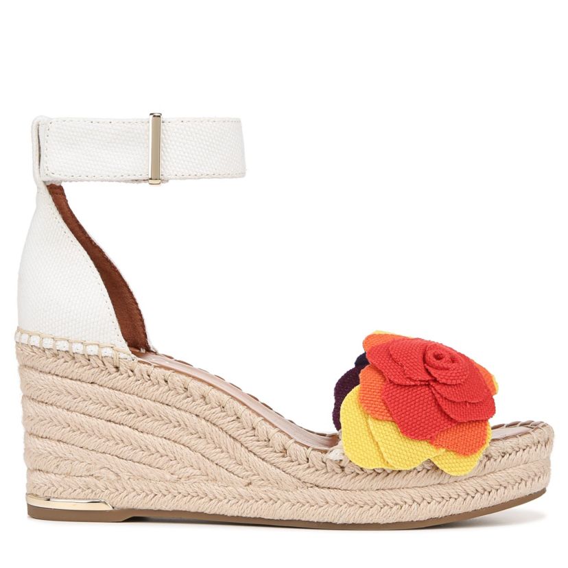 Clemens Flower Espadrille Wedge Sandal