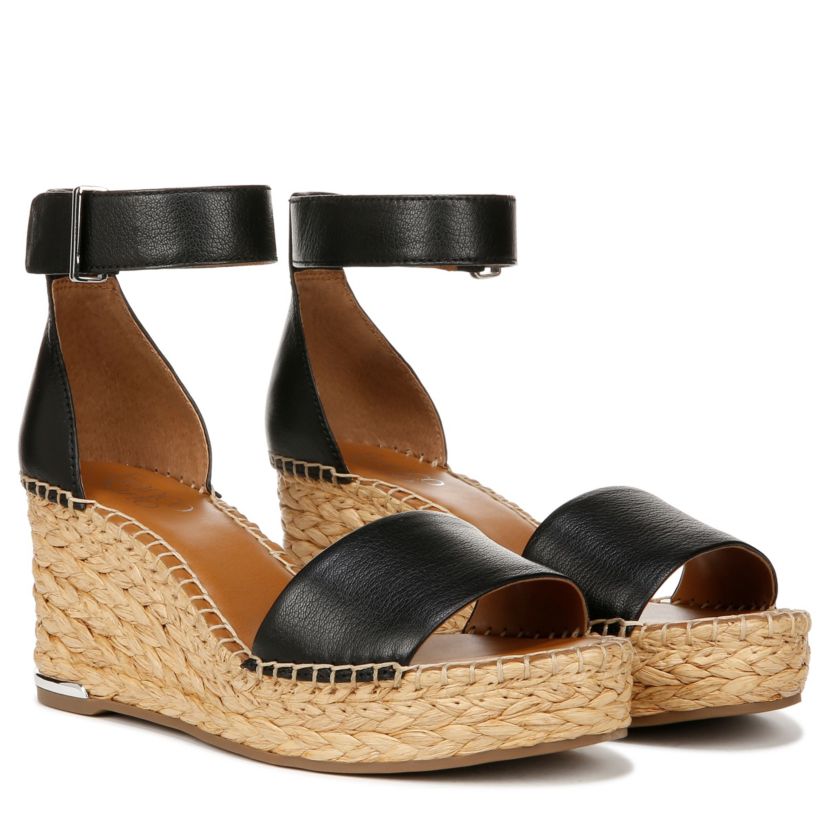 Clemens Raffia Espadrille Wedge Sandal