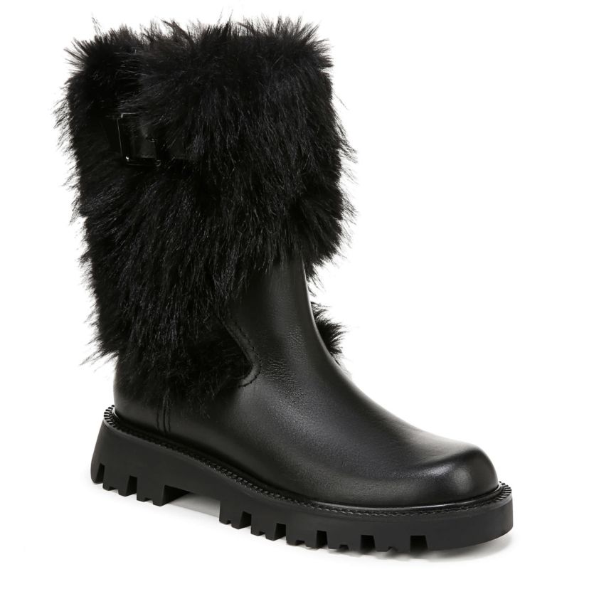 Franco Brina Mid Calf Lug Bottom Boot