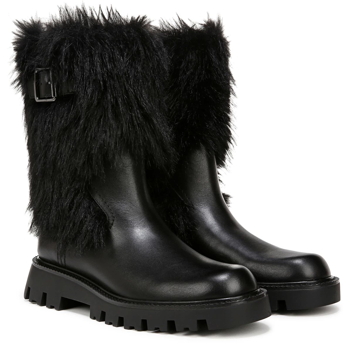 Franco Brina Mid Calf Lug Bottom Boot