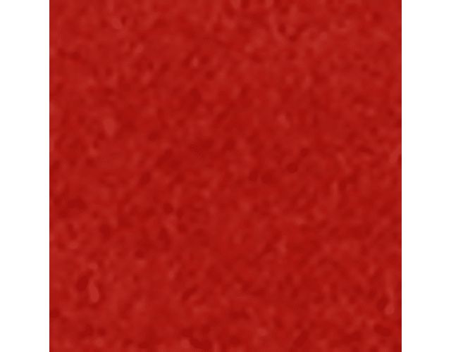 Red Fabric/White Faux Leather