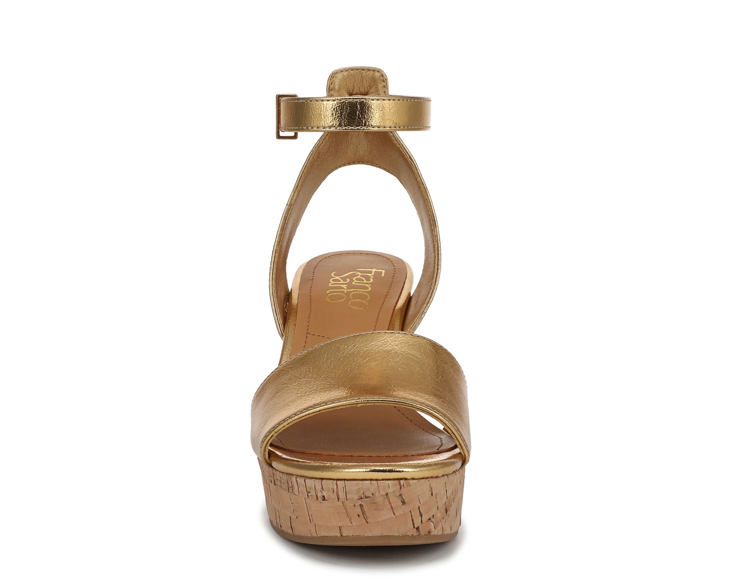 Franco Celeste Cork Wedge Sandal