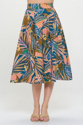 TROPICAL WIDE LEG PANTS