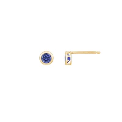 Peace Love World 10K Real Solid Gold Solitaire Necklace f Women, Yellow