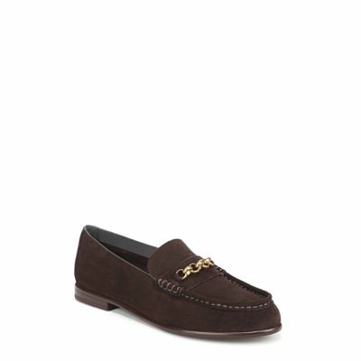 Franco Sarto Women's Franco Maris Bit Loafer, Dark Brown, 9W