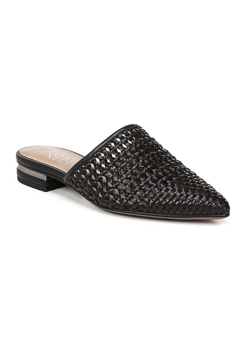 Sunny Black Mules