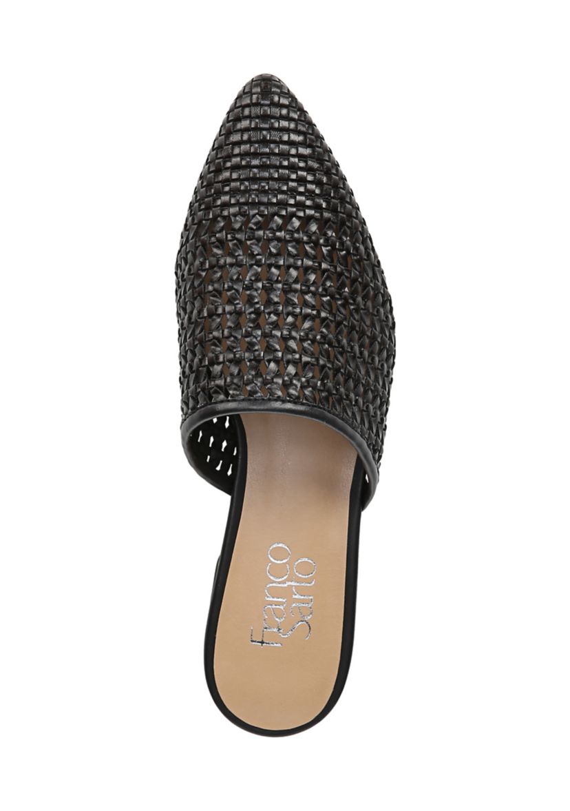Sunny Black Mules