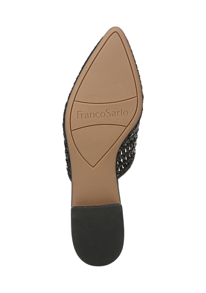 Sunny Black Mules
