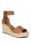 Clemens Ankle Strap Wedge Sandal